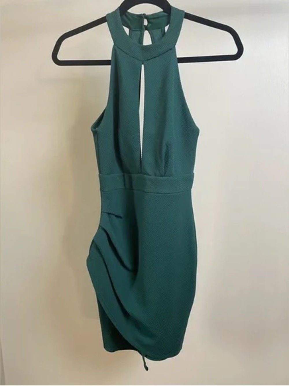 Sleeveless Green Halter Dress Sz.S
